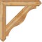 Ekena Millwork Funston Arts and Crafts Rough Sawn Bracket w/ Offset Brace, Western Red Cedar, 8"W x 44"D x 44"H BKT0806X44X44FST03RWR - alternate 4